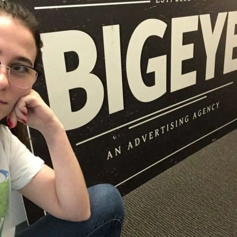 Rebecca Jones, Graphic Design Intern at BIGEYE Advertising Agency