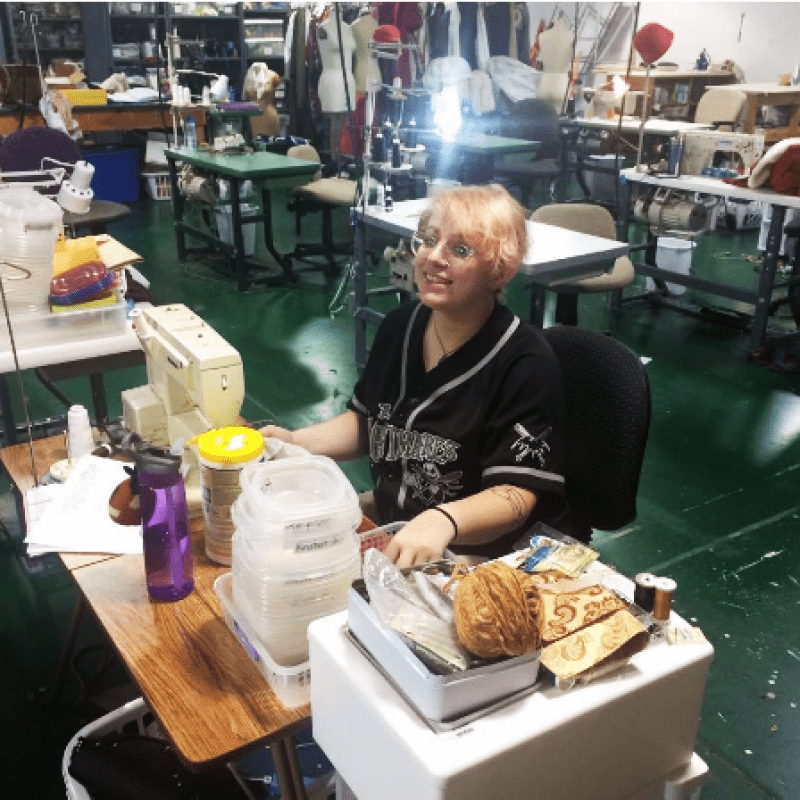 Astin Stratoti, Class of 2018, Costume Intern at the Pennsylvania Renaissance Faire