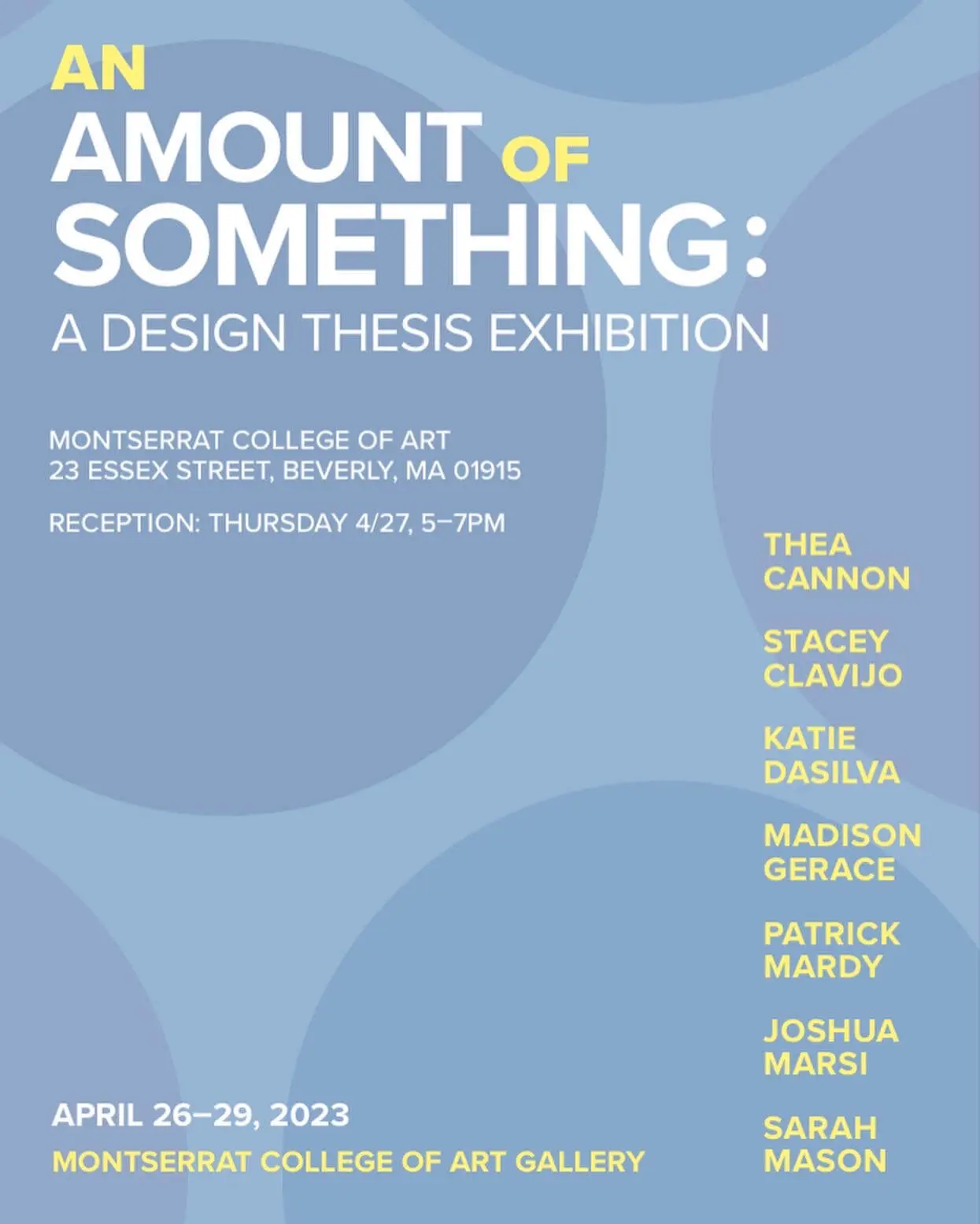 An Amount of Something Design Thesis