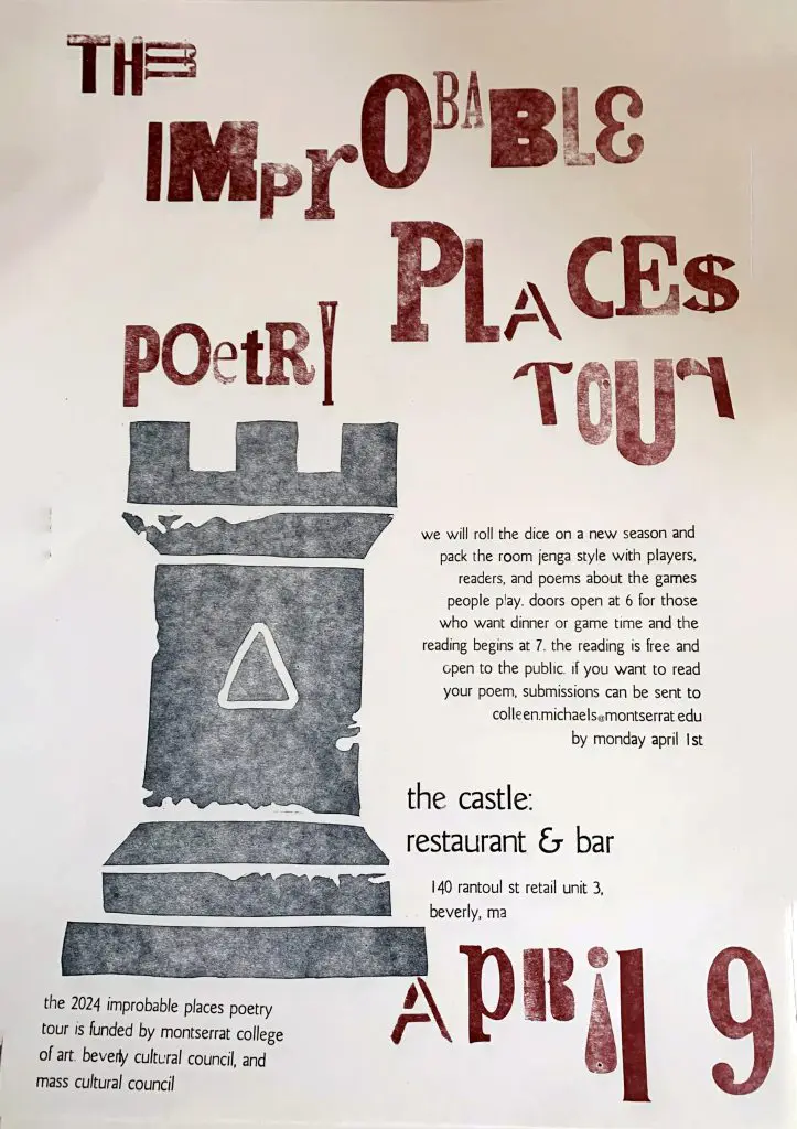 Improbable Places Poetry poster