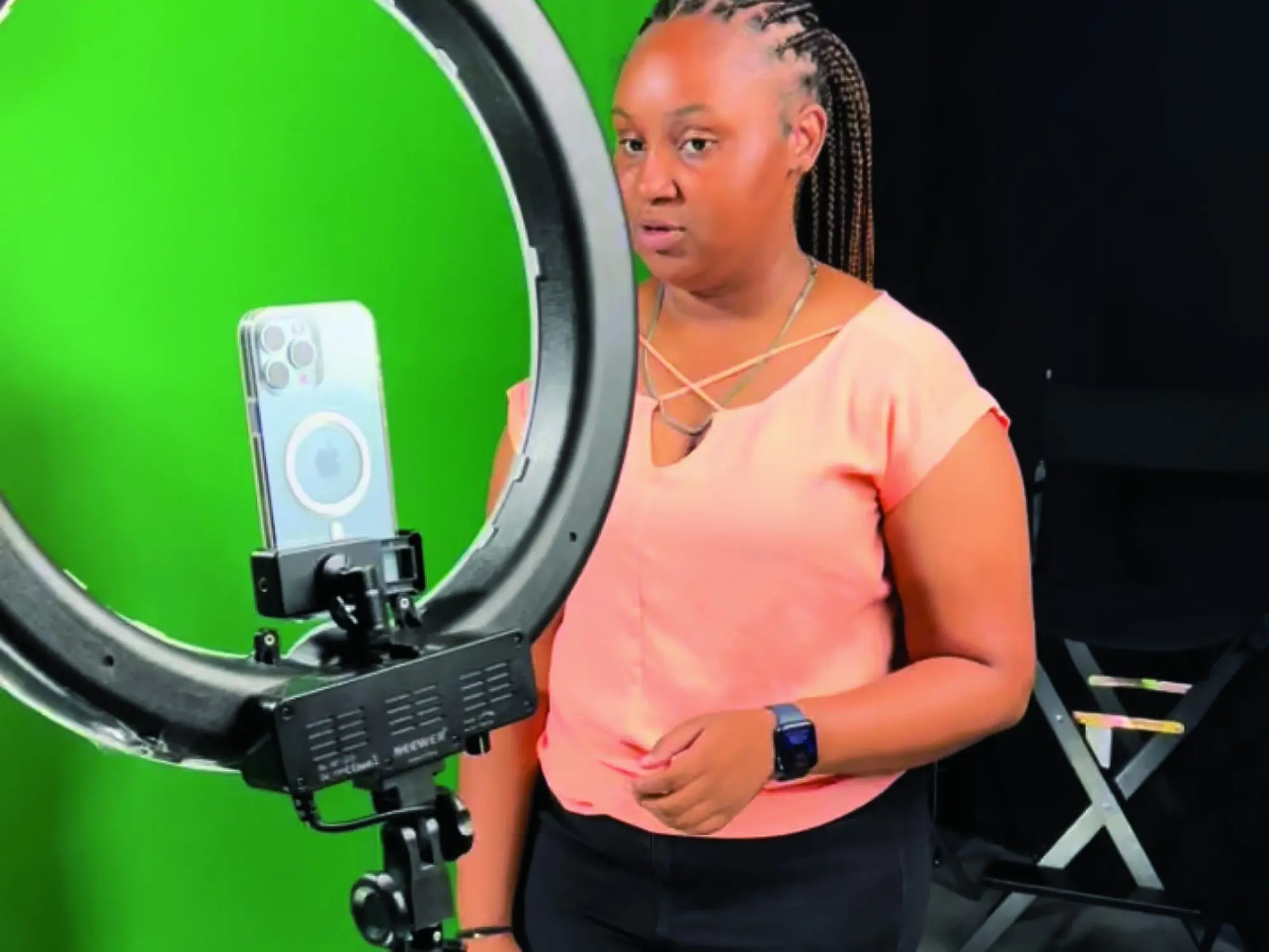 Photo of Kamille Ryan at a Content Creator and Graphic Artist Internship