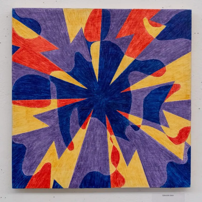 An abstract artwork by Gabrielle Sales