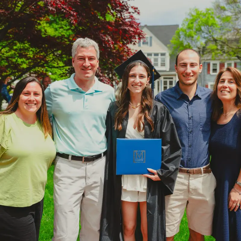 Graduate and family