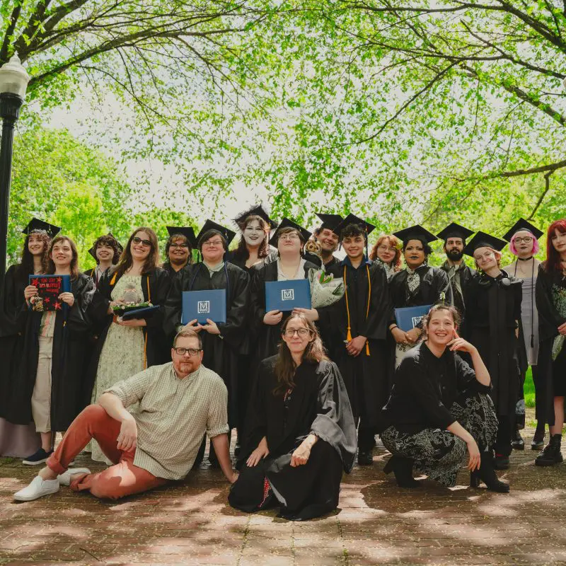 Illustration class of 2025 graduates
