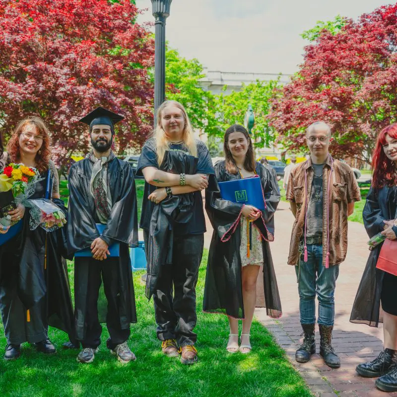 Group of graduates in Beverly Common