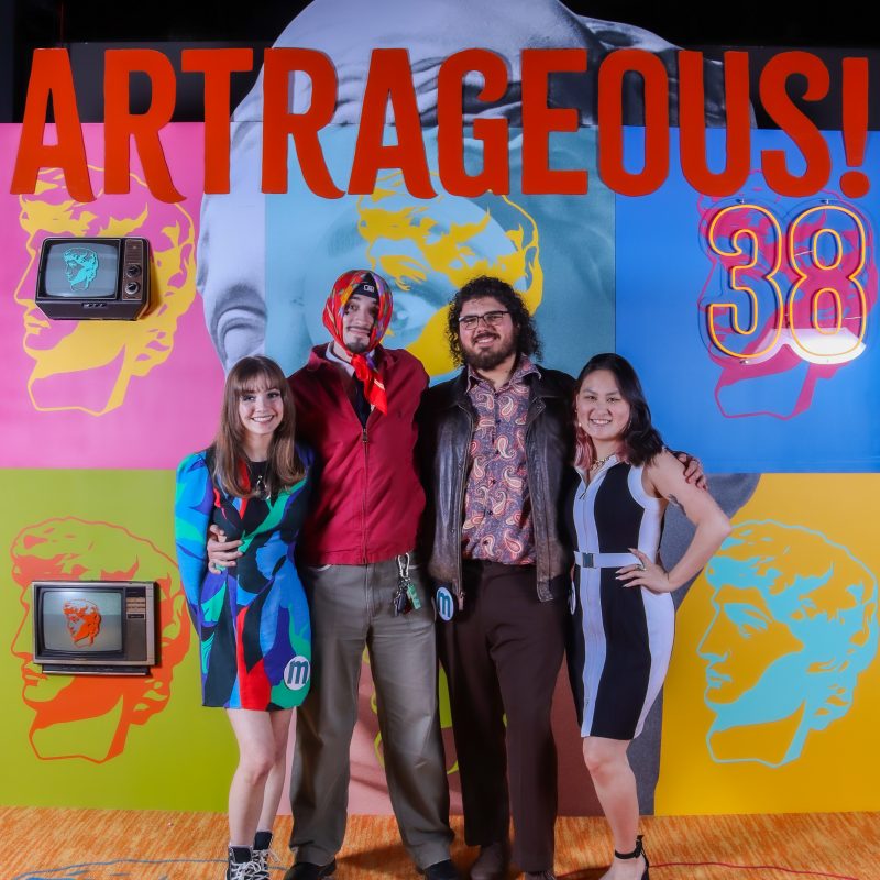 Student group photo at Artrageous!38