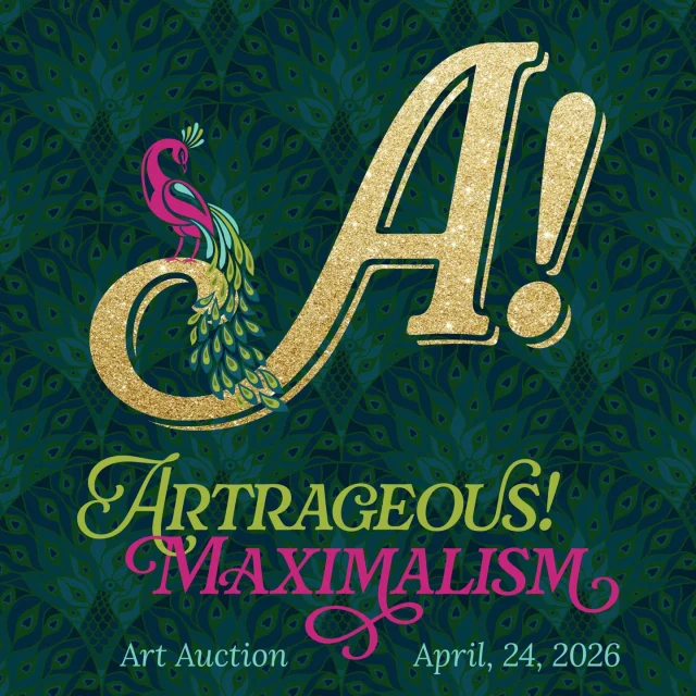 ARTRAGEOUS ART AUCTION:
ONLINE BIDDING IS NOW OPEN!
Check out our site for your chance to take home a piece you love!
artrageousmaximalism.maxgiving.bidOnline bidding is open to all and will continue until 6 PM on April 23.  After that time, any remaining bids can only be placed in person at our live Artrageous event on Friday, April 24thPlease note that even if you are unable to attend the live event, if your online bid is still the highest bid when the auction closes, you will be the proud recipient of that piece. Our staff will contact you to inform you of your winning bid and pick-up details.