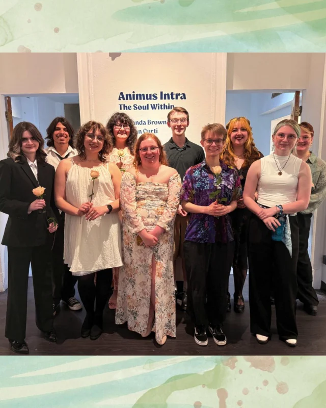 Congratulations to the final group of Seniors for a beautiful exhibition! This show is up until May 15, so pass by the Montserrat Gallery and catch a glimpse!Animus Intra: The Soul Within
The showing artists hail from both Montserrat’s Illustration and Writing and Visual Narratives Concentrations, crossing a broad landscape between the raw visual power of illustration and the written word.Roux Blanchard, Amanda Brown, Adrian Curti, Emily Jasso, Melana MacLean, Reagan McCarthy, Christian Miscioscia, MJ O’Leary, Alicia Smith, and Megan Wentworth.