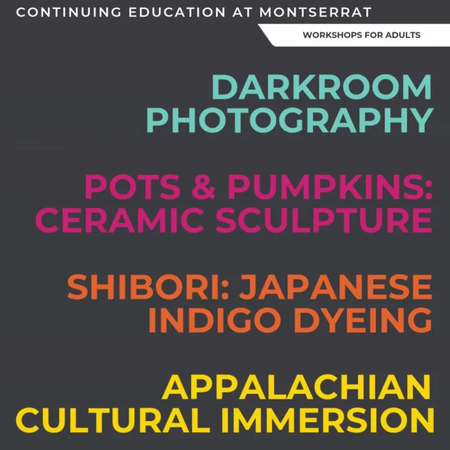 New workshop drop!
Check out the latest offerings and visit the Continuing Ed link in bio for details and registration.